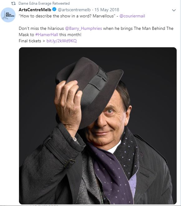 bruceblogmiscellaneous a brief encounter with dame edna barry humphries