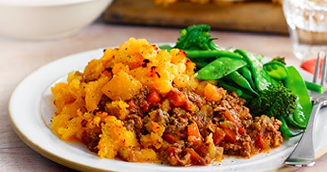 Slimming world: Cottage pie with swede mash topping