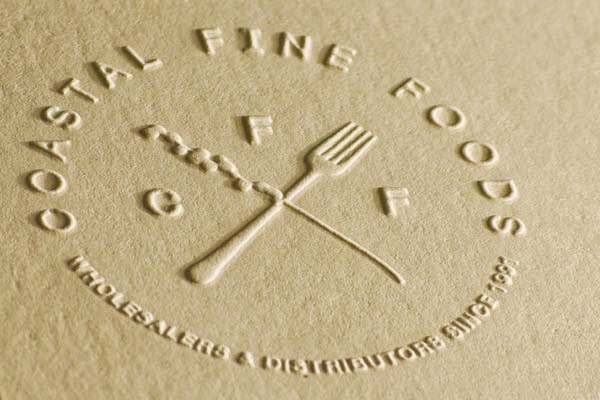 Embossed Business Cards