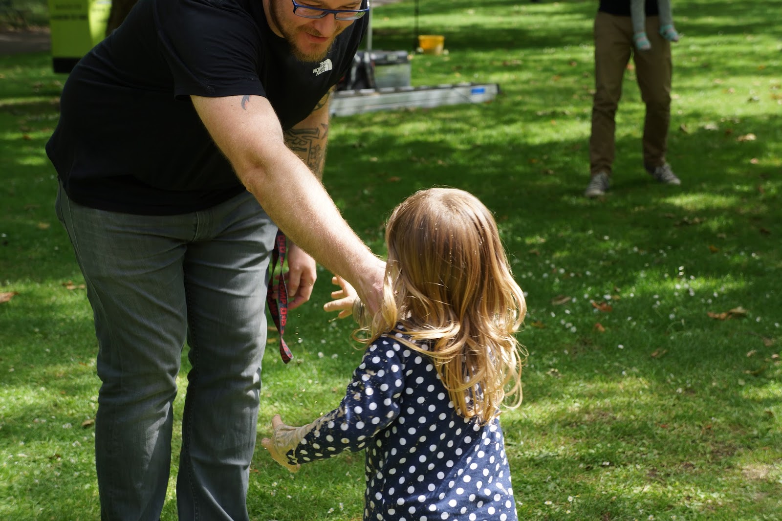 The adventures of a toddler in a mud volcano