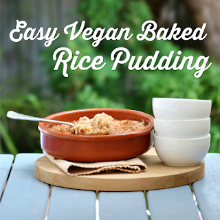 Easy Vegan Baked Rice Pudding Recipe
