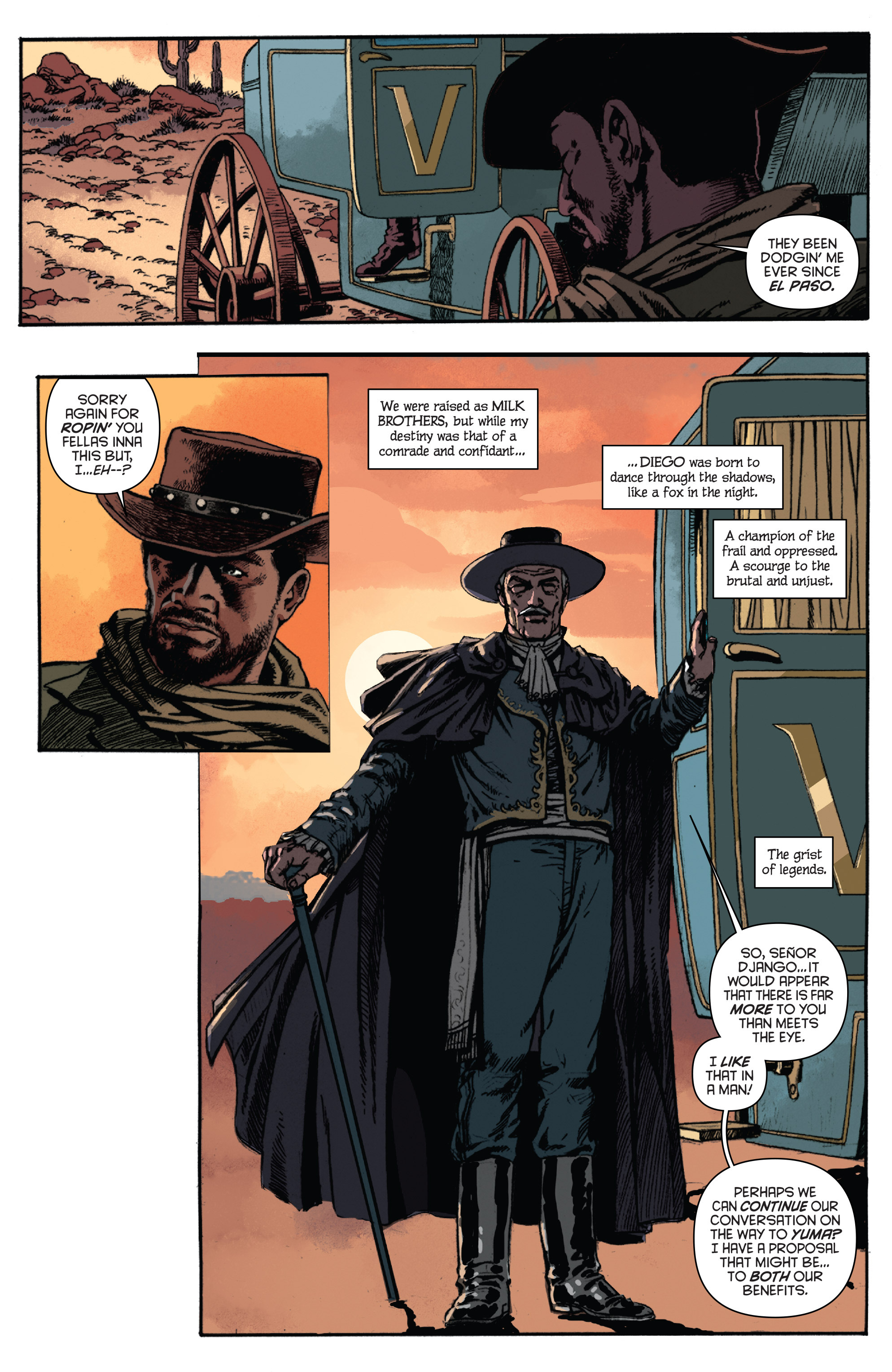 Read online Django/Zorro comic -  Issue #1 - 15