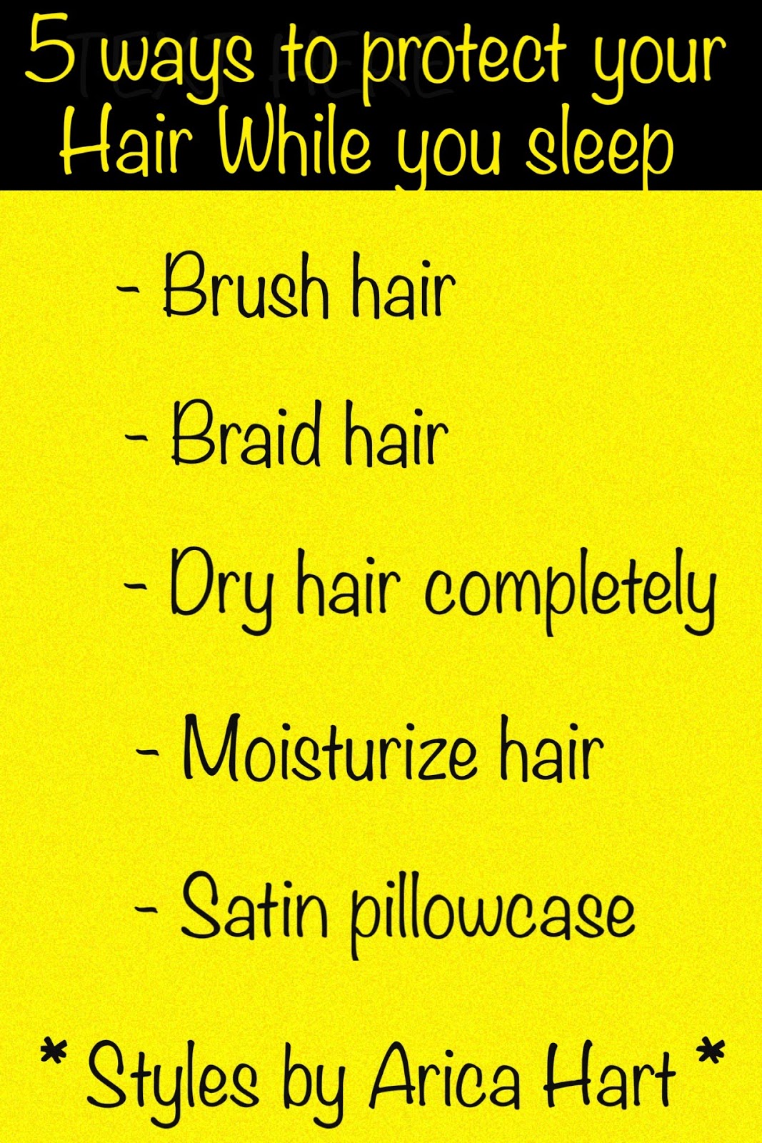 5 ways to protect your hair while sleep