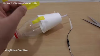 Tutorial Cara Membuat Vacuum Cleaner USB Sederhana