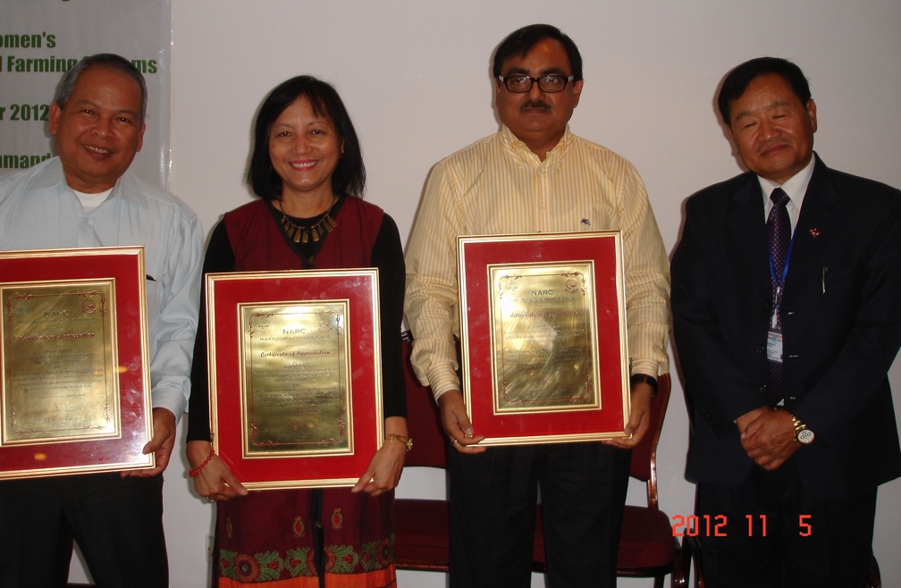 Women in Rice Farming: Nepal recognizes three IRRI scientists
