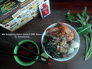 Mie Kangkung Bakmi Mewah With Shrimp