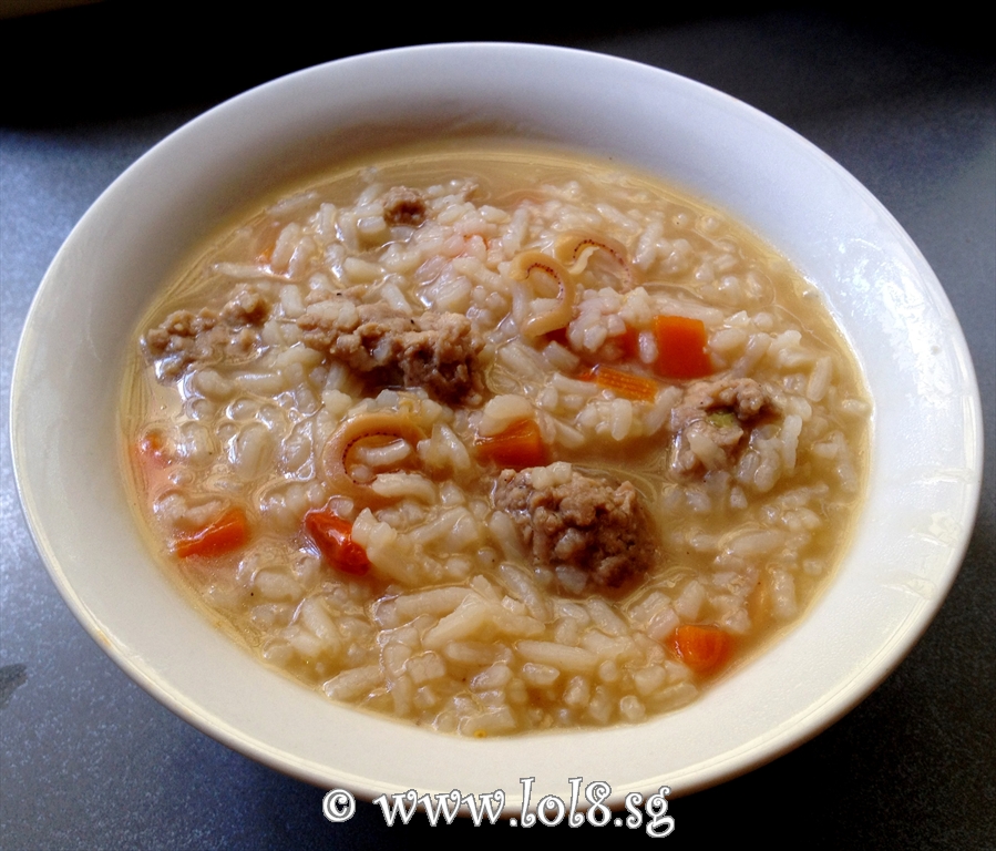 Life Of Lopsided 8 Minced pork savoury porridge