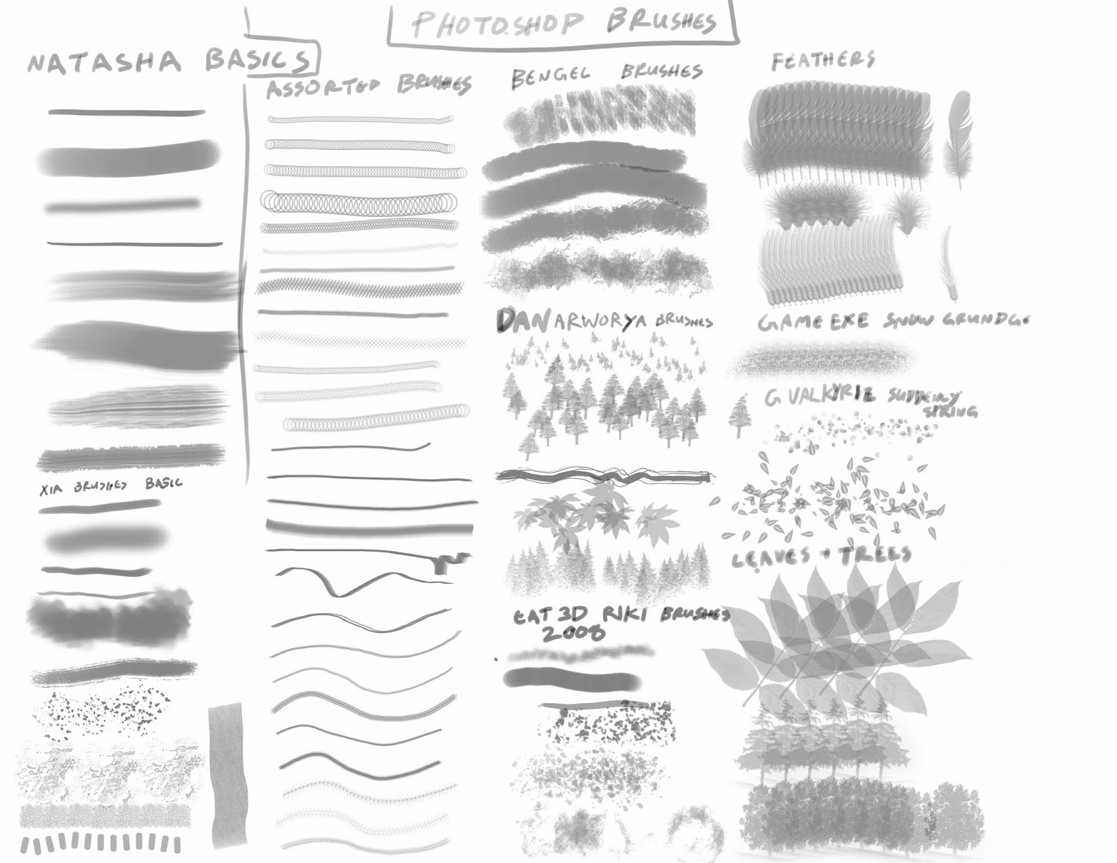 wr digital artist photoshop brushes