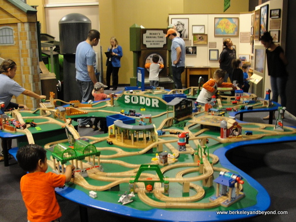 train play at DISCOVERY Children's Museum in Las Vegas, Nevada