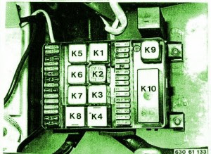 wiring diagram for car  Fuse Box BMW 1978 82 Euro 630CS 635CS Diagram