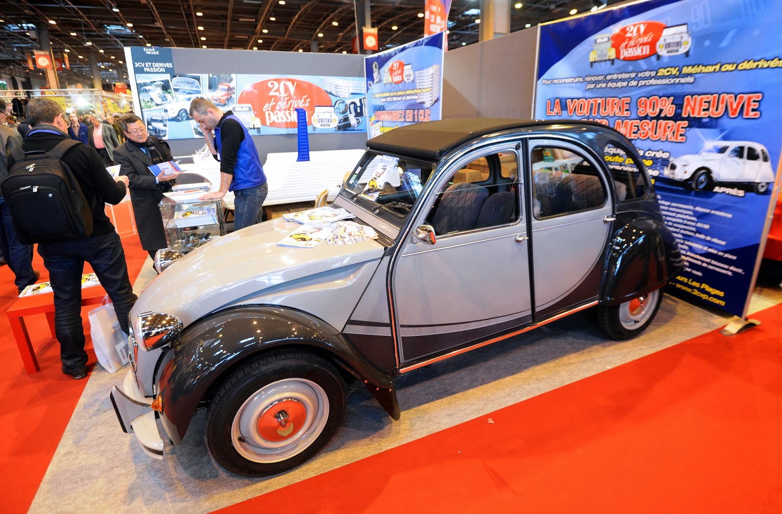 retromobile vintage cars expo in portes de versailles  paris