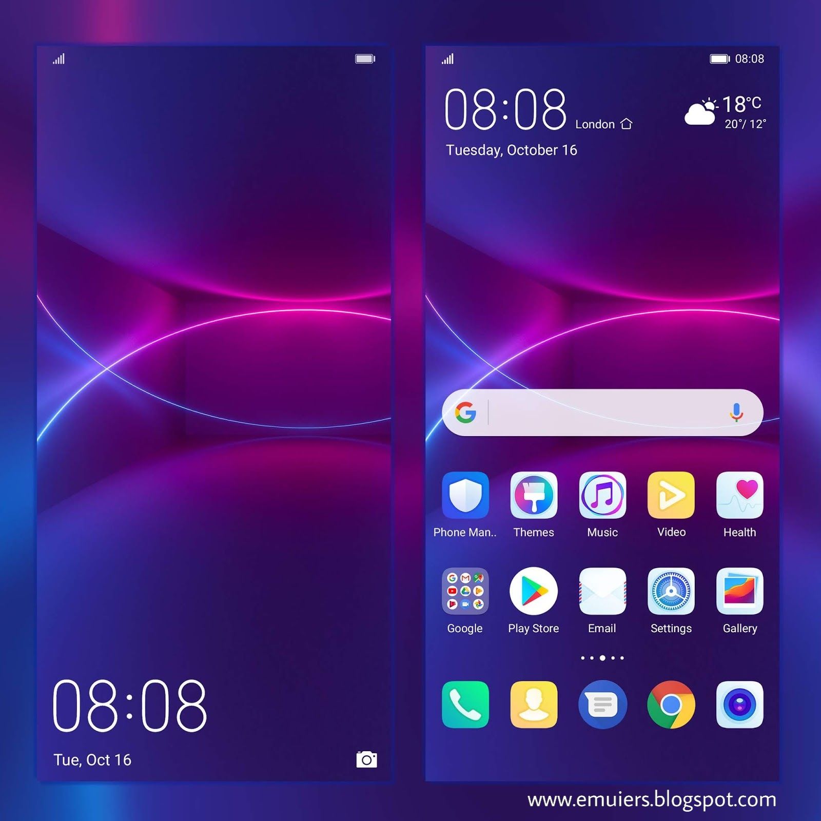 Huawei Mate 20 Default Themes For EMUI Mobile EMUI Themes Huawei