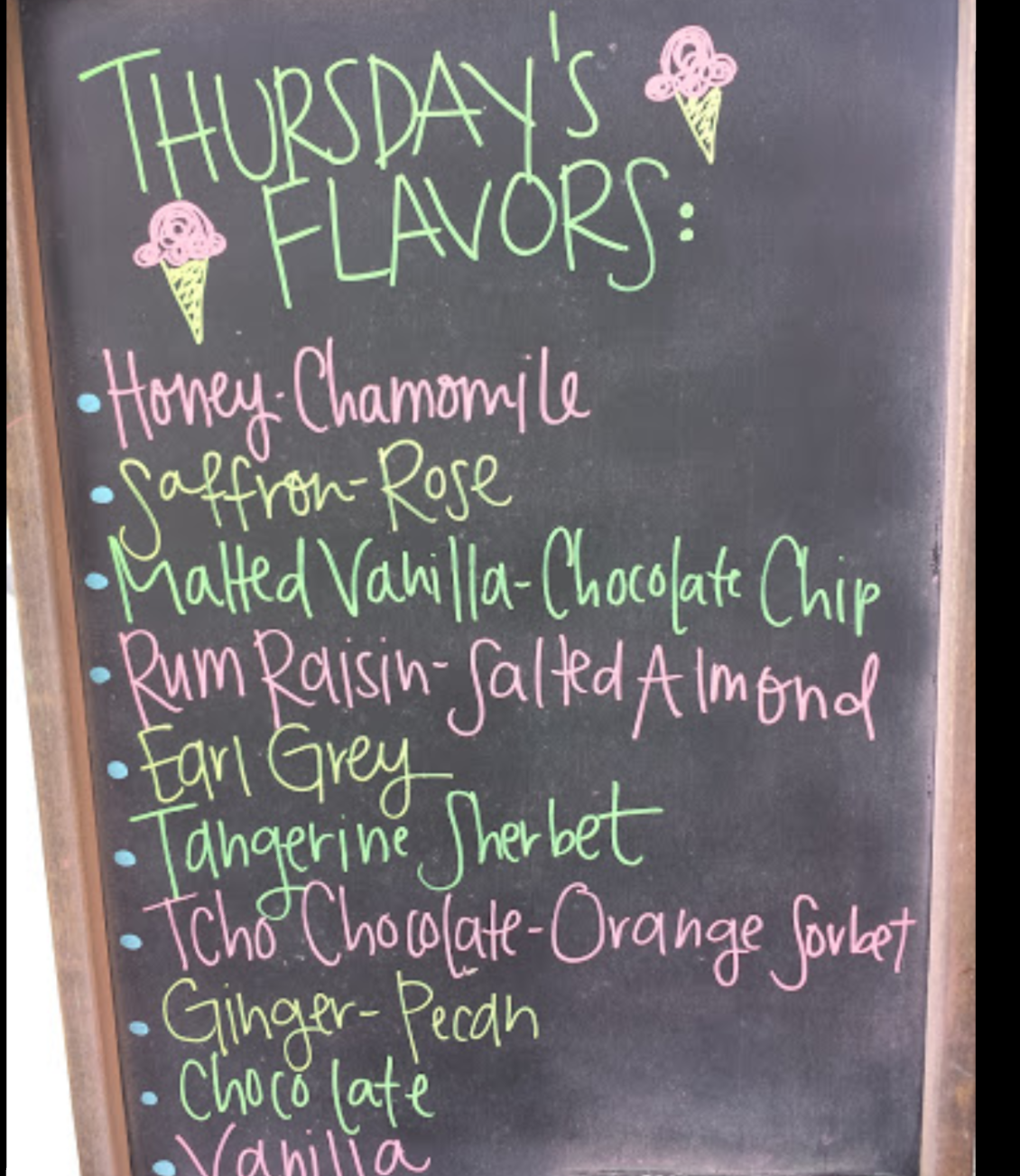 Grade 6 Vision TR Alliteration Icecream