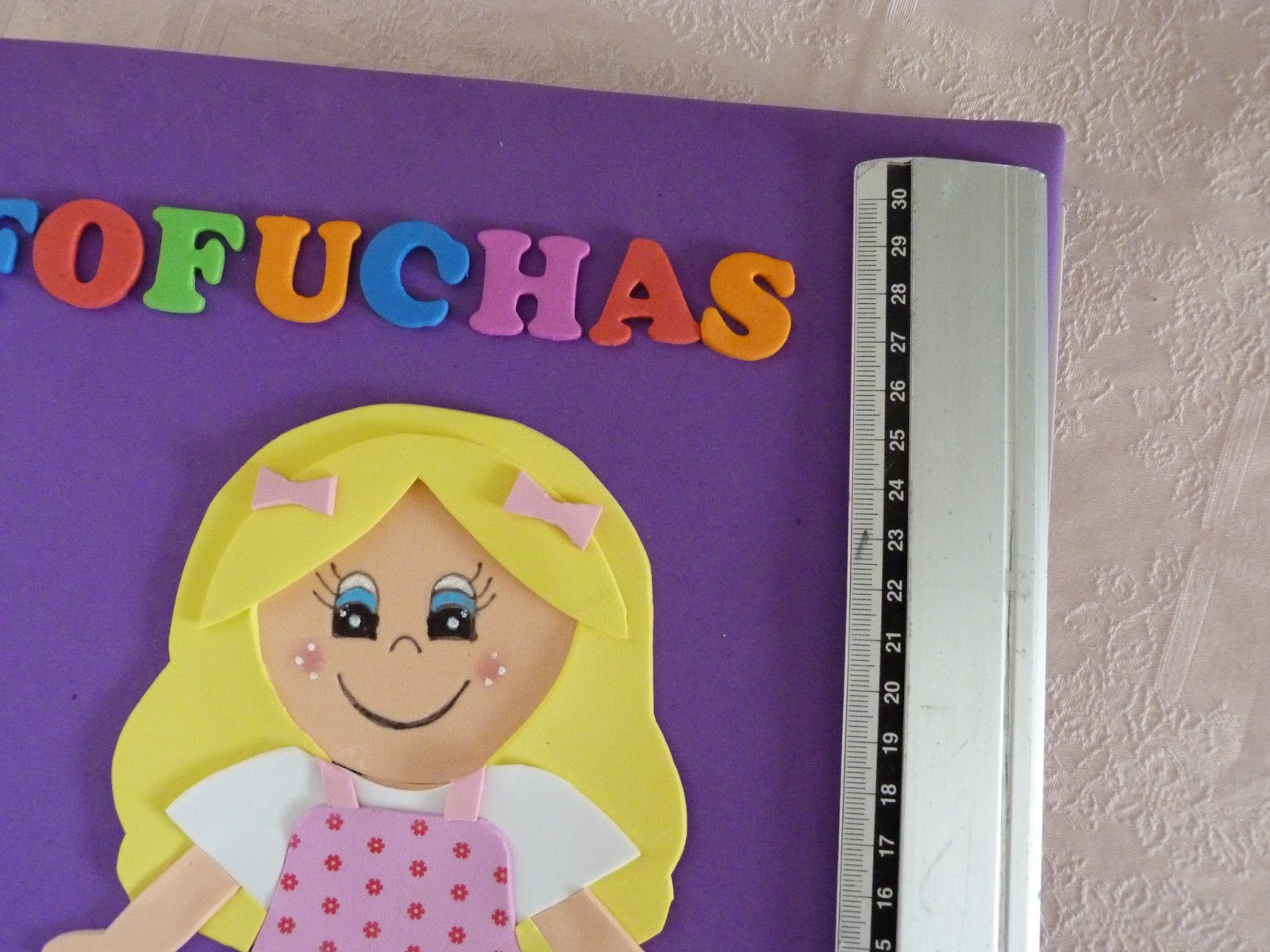 Manualidades y Creaciones Maite F.: Fofuchas. Fofu archivador