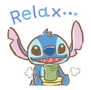 LINE Official Stickers - Stitch: Easygoing Politeness Example with ...