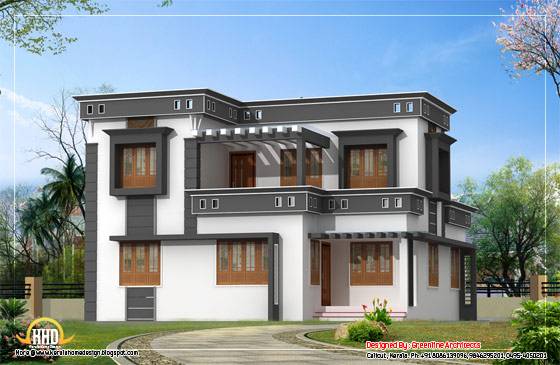 house modern designs beautiful latest contemporary balcony houses homes kerala exterior sq plans ft interior 1760 architectural styles two plan