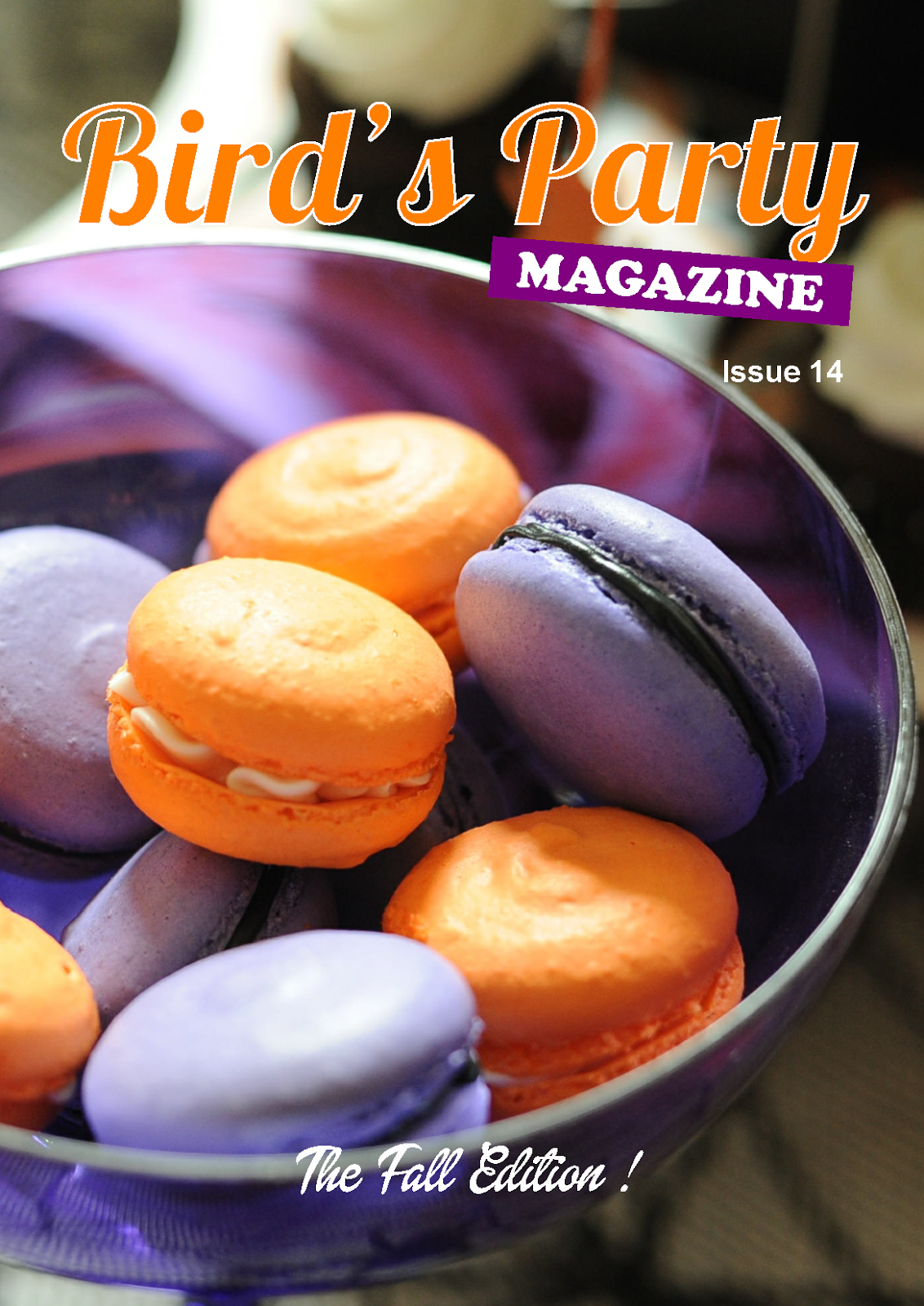 Fall, Halloween and Thanksgiving Party Ideas with Bird's Party Magazine Issue 14 - BirdsParty.com