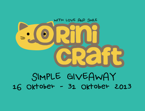 Orini Craft Simple Giveaway