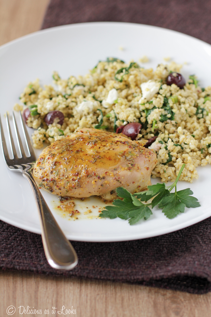 Delicious as it Looks LowFODMAP MapleMustard Baked Chicken