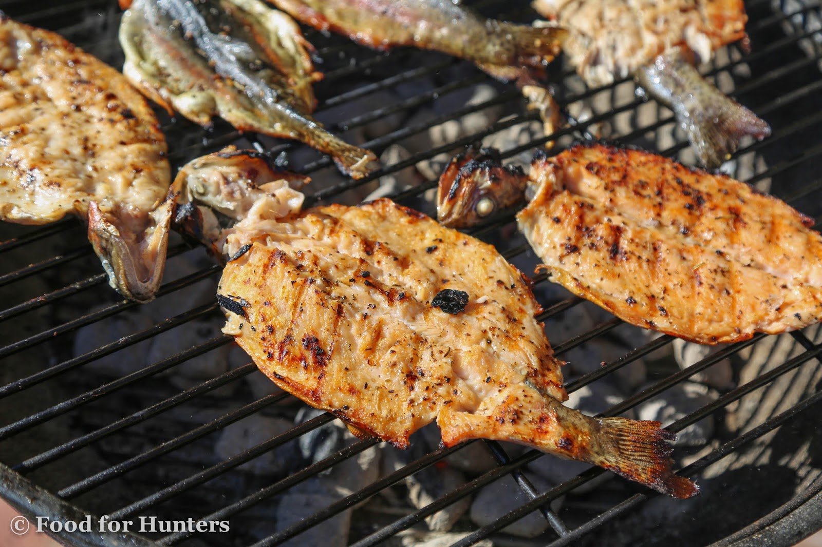 Food for Hunters Butterflied Grilled Trout with Compound Butter