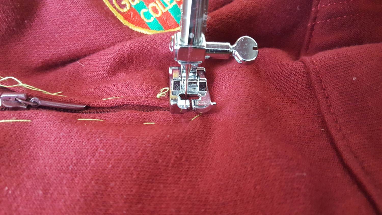 How to add a zipper to a hooded sweatshirt Keeping it Real