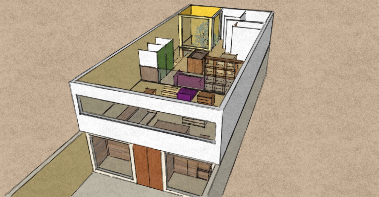 Cláudia Design de Interiores: Projeto: Loja de roupas e acessórios