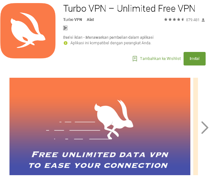 Screenshot of Turbo VPN