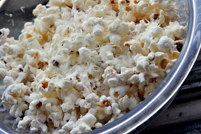 Paper Bag Parmesan Popcorn - Photo by Taste As You Go