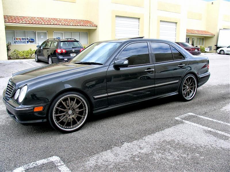 MercedesBenz W210 E55 AMG on 20" Spec Multi Wheels BENZTUNING