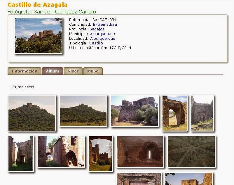 CastillosNet: Castillo de Azagala (Alburquerque)