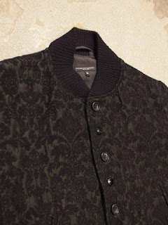 Engineered Garments & FWK by Engineered Garments "TF Jacket in Black Floral Jacquard" Fall/Winter 2015 SUNRISE MARKET
