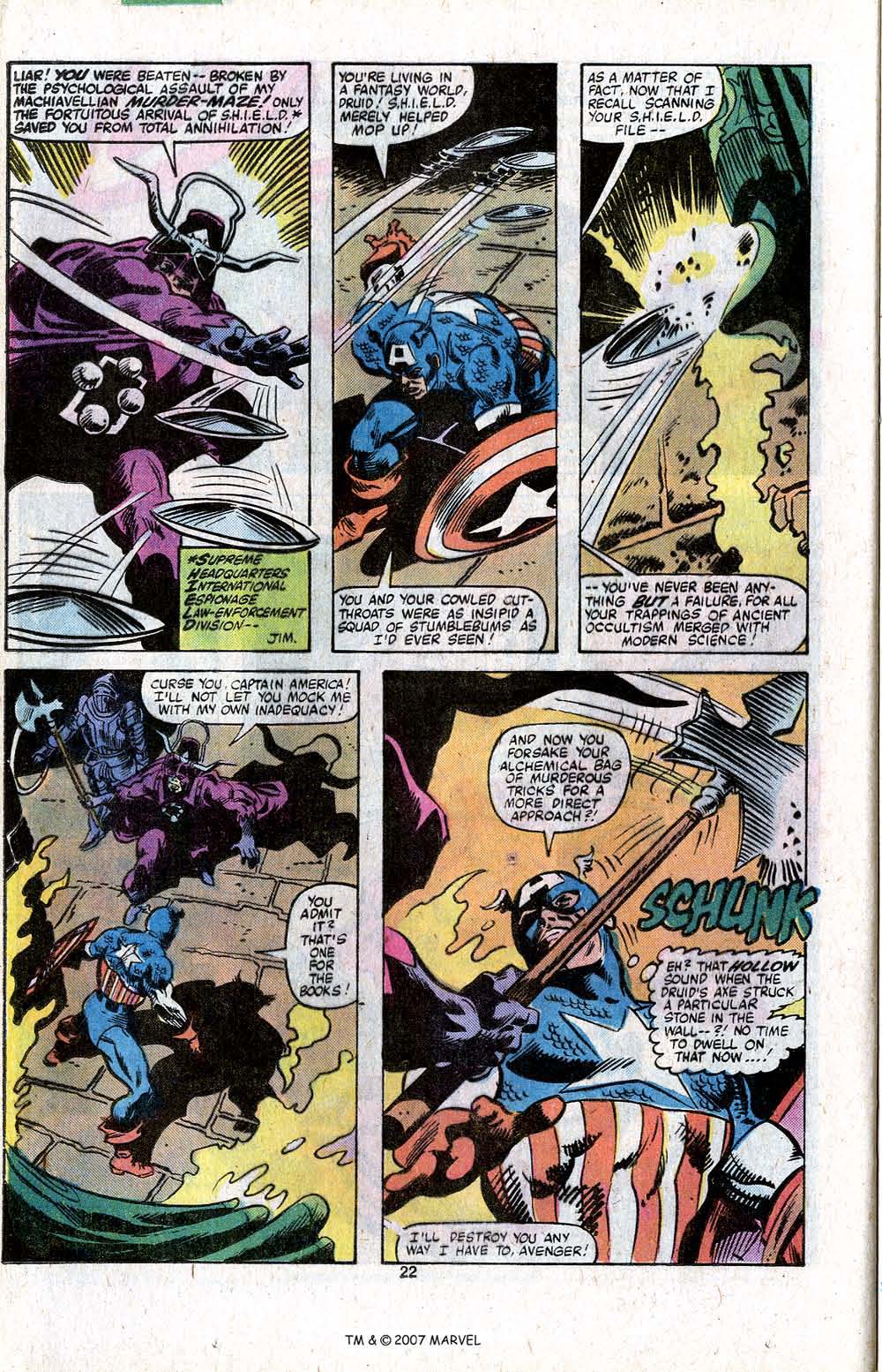 Read online Captain America (1968) comic -  Issue #256 - 24