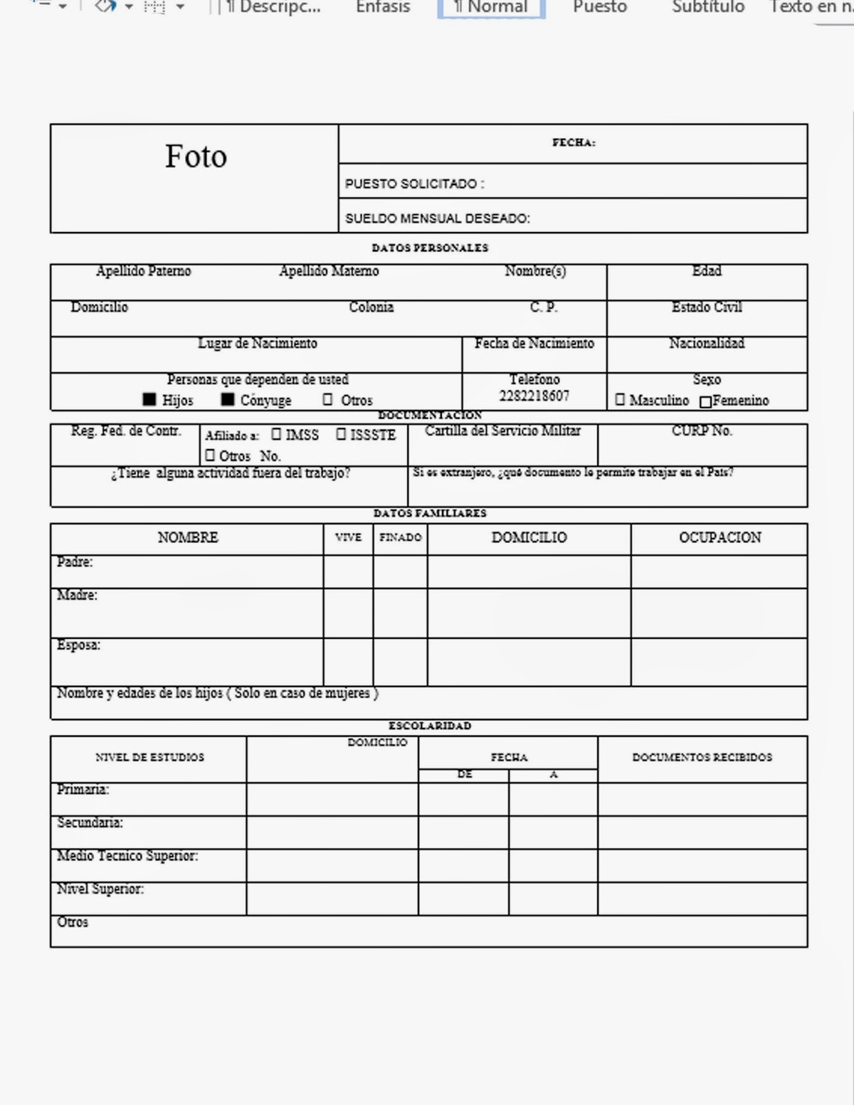 Formato Solicitud De Permiso Laboral Para Faltar Al Trabajo Para Trabajadores