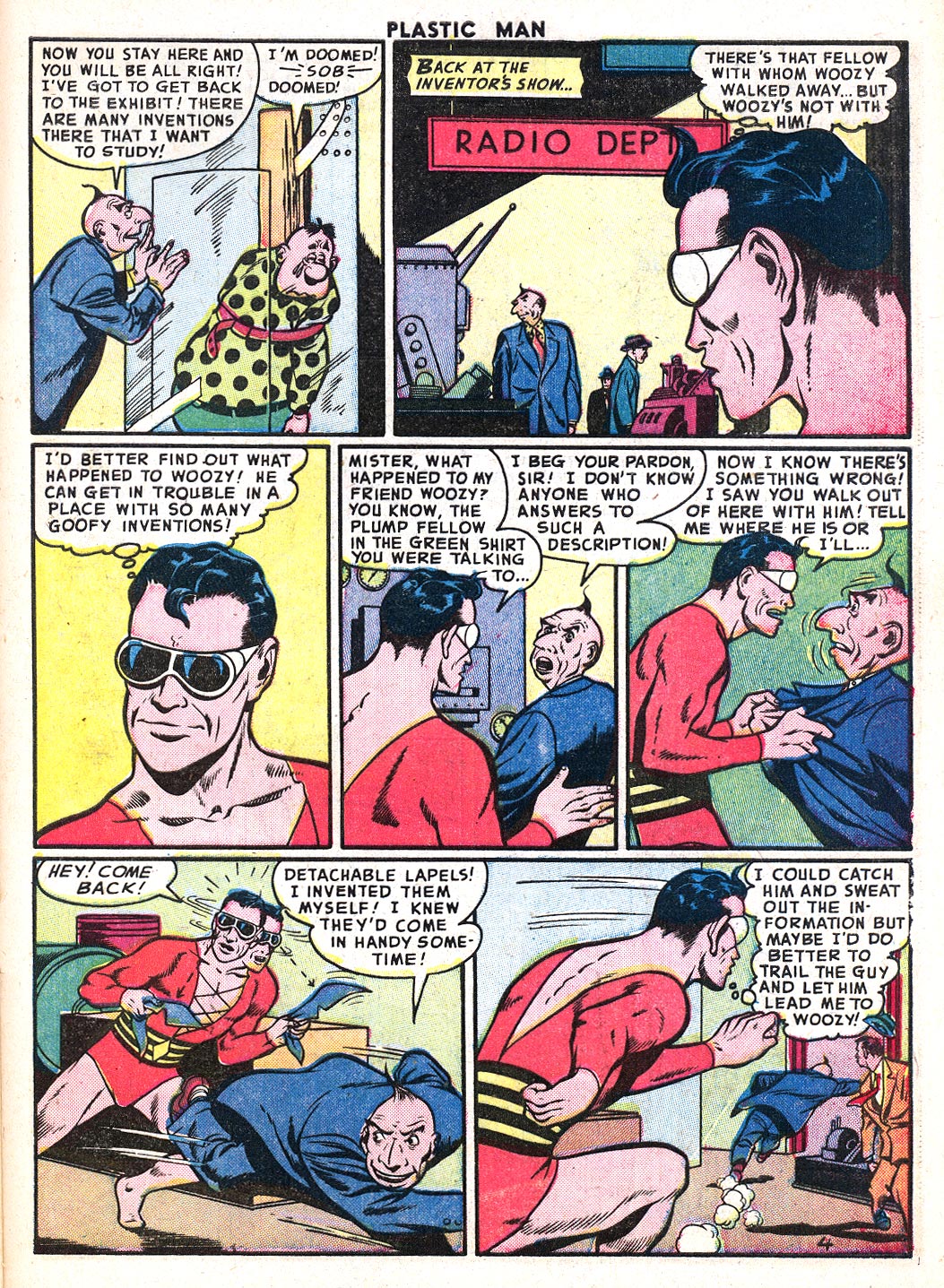 Read online Plastic Man (1943) comic -  Issue #35 - 29