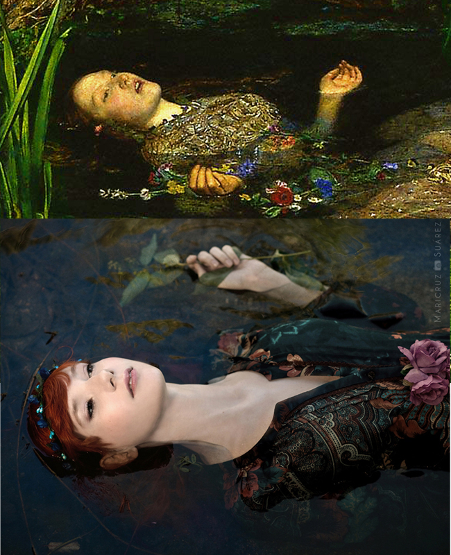 Картина офелия в воде история