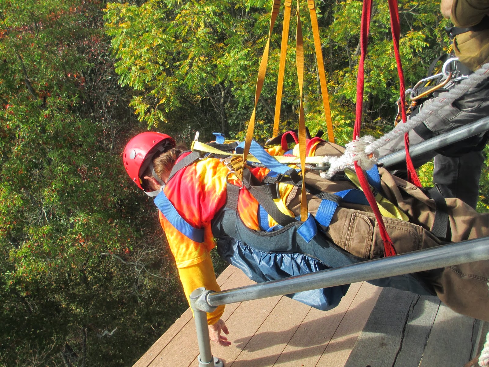 Ziplining Across the USA Friday October 11 Hocking Hills Super Zip