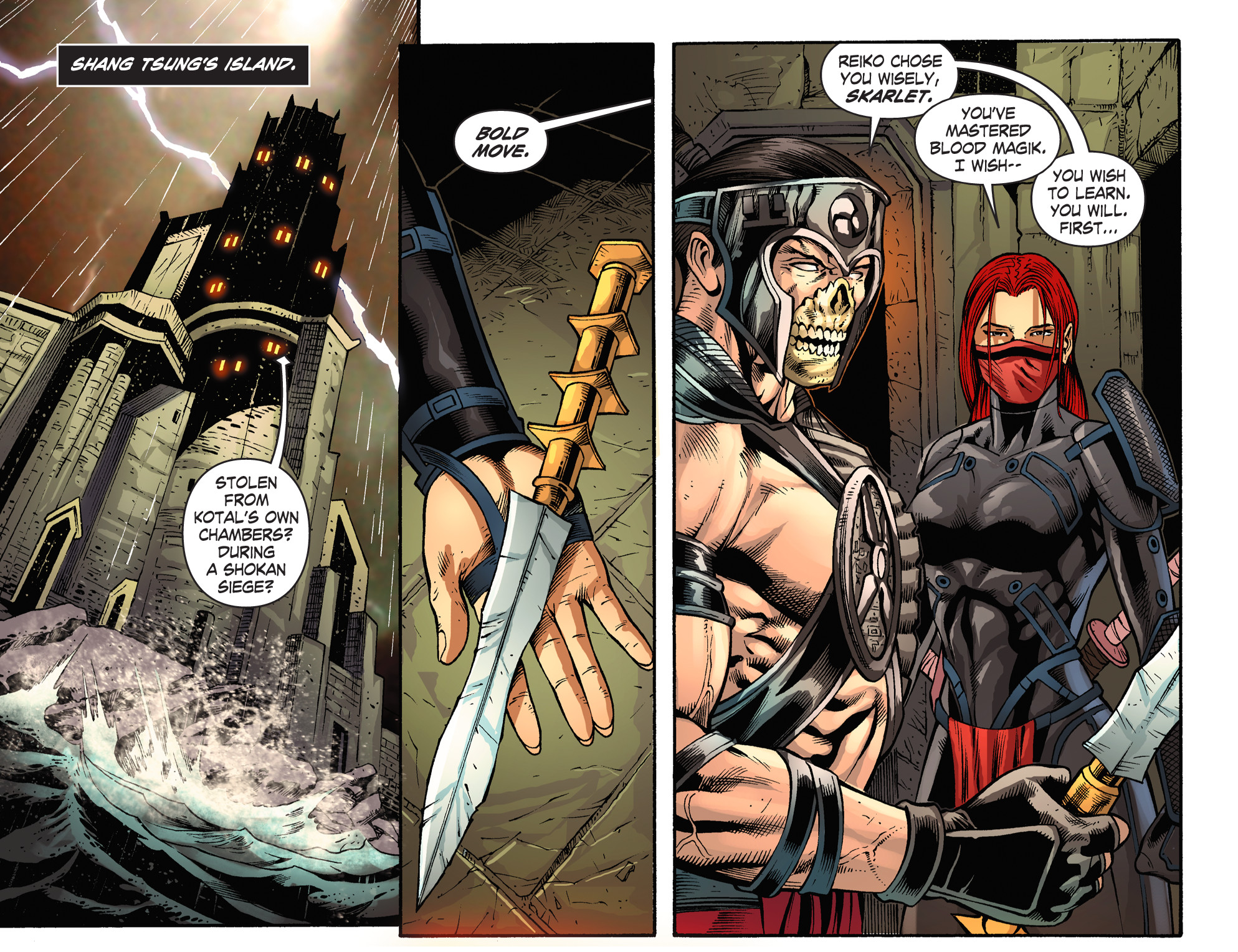 Read online Mortal Kombat X [I] comic -  Issue #18 - 22