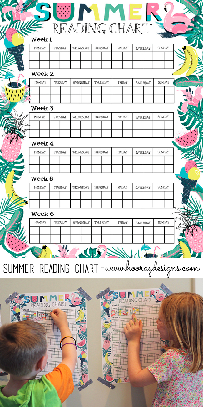 Summer Reading Chart Printable Printable Word Searches
