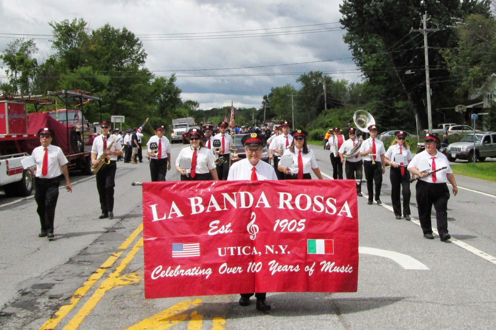 La Banda Rossa August 17, 2014 NY State Fire and Drill Team Parade