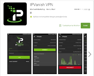 IP Vanish di Android