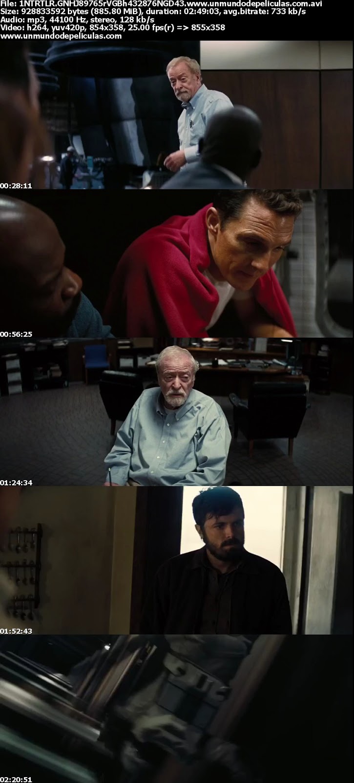 Capturas de la película.