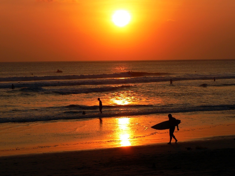 1001 Keindahan Sunset Pantai Kuta Bali WONDERFUL INDONESIA