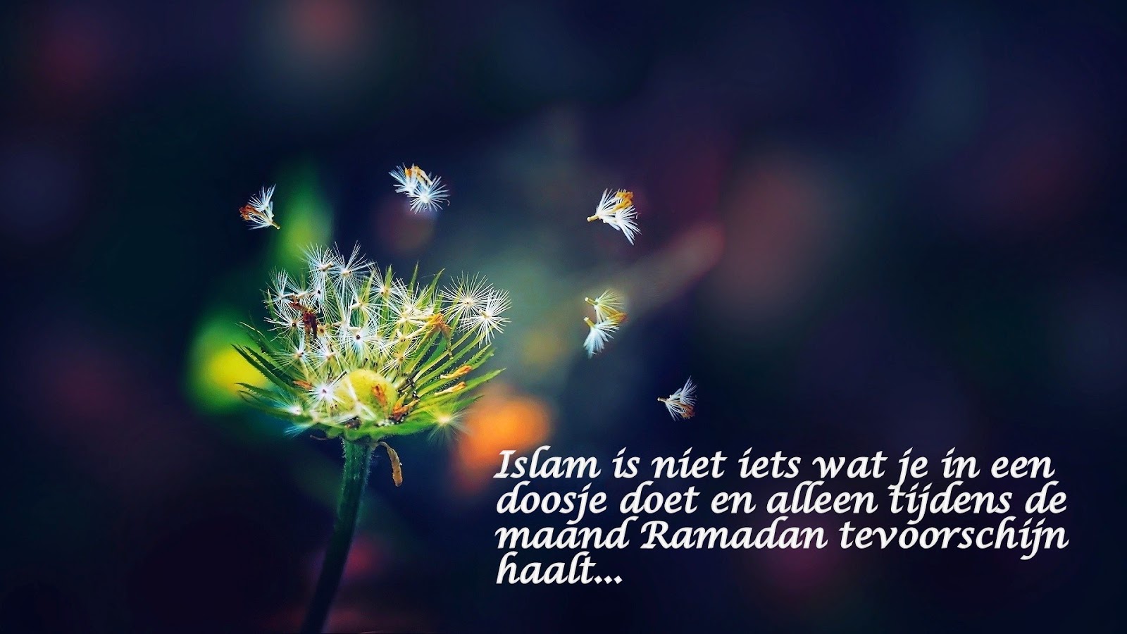 Ramadan Islam niet alleen tijdens de