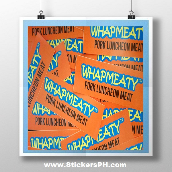 Rectangle Paper Stickers - Whapmeaty Pork Luncheon Meat