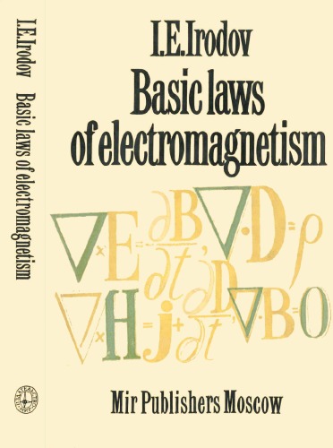 BASIC LAWS OF ELECTROMAGNETISM BY IRODOV PDF