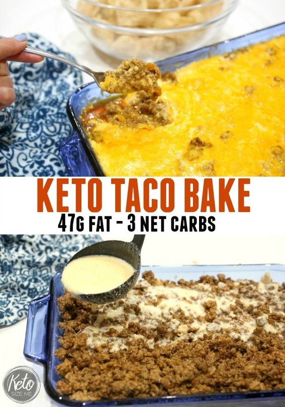 KETO TACO BAKE RECIPE LOW CARB HIGH FAT BEST FOOD