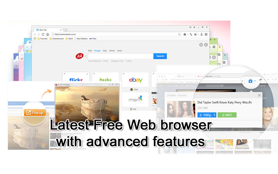 Latest Free Web browser with advanced features  Download 