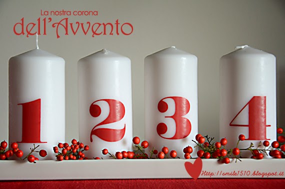 Candele Avvento Fai Da Te Ballando con Sofia: La nostra corona dell’avvento fai da te