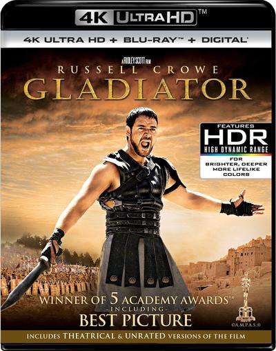 Gladiator (2000) Extended 2160p HDR BDRip Dual Latino-Inglés [Subt. Esp] (Acción. Aventuras)