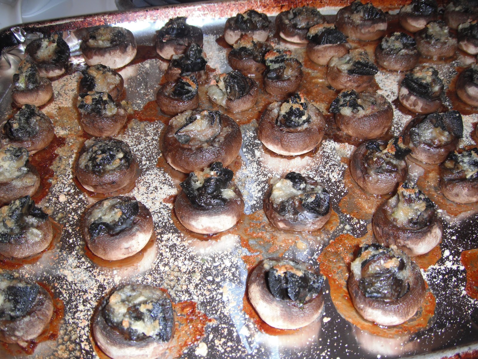 A Girl In This World Escargot Stuffed Mushroom Caps